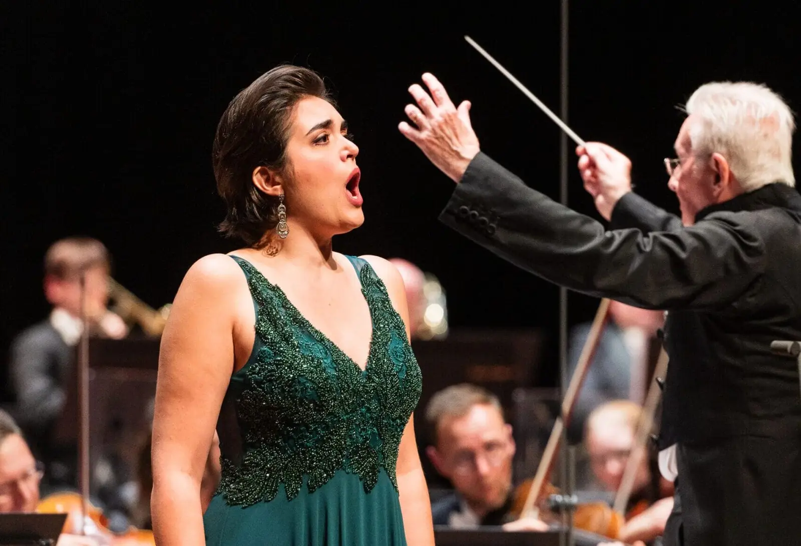 IVC singer preparing for an audition
