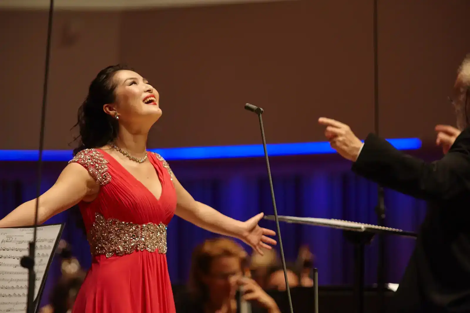 International Vocal Competition stage performance